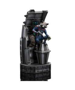 Marvel Scale Statua 1/10 Guardiani Della Galassia Vol. 3 Rocket Racoon 20 Cm Iron Studios