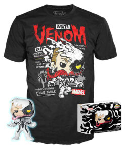 Marvel Set Funko Pop Figura & T-Shirt Anti-venom Taglia M