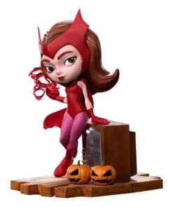 Marvel Wandavision MiniCo Statua Wanda Halloween Version 18 Cm Iron Studios