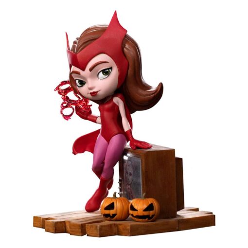 Marvel Wandavision MiniCo Statua Wanda Halloween Version 18 Cm Iron Studios