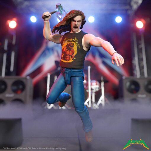 Metallica Ultimates Action Figura Wave 2 Cliff Burton 18 Cm Super7