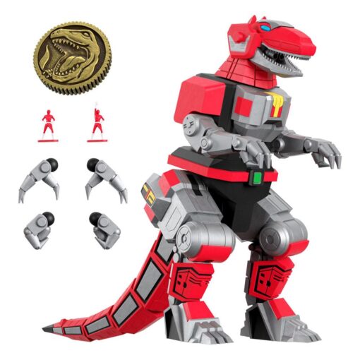 Mighty Morphin Power Rangers Ultimates Action Figure Tyrannosaurus Dinozord 20 Cm Super7