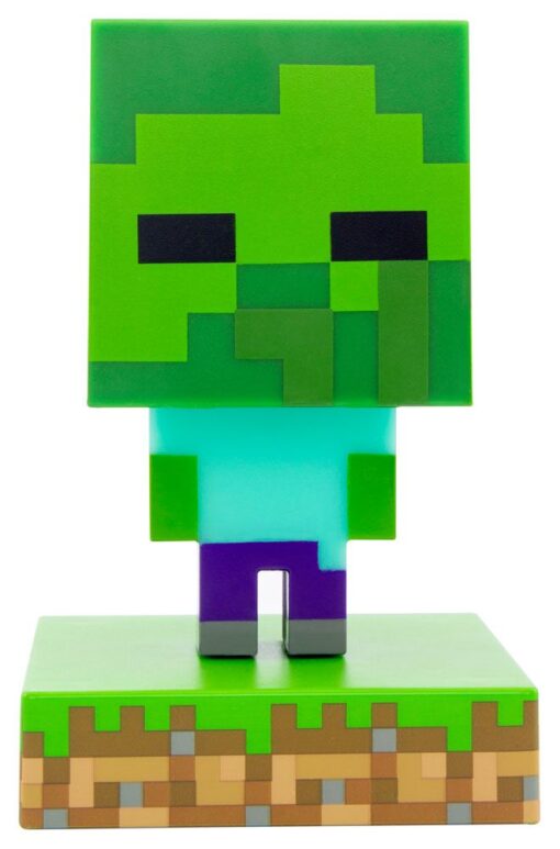 Minecraft 3D Icon Light Zombie Paladone Products