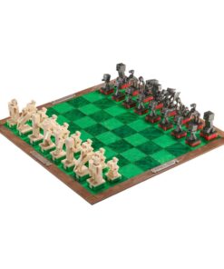 Minecraft Chess Set Overworld Heroes Vs. Hostile Mobs 45 x 45 Cm Noble Collection