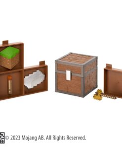 Minecraft Loot Chest Plains 10 Cm Noble Collection