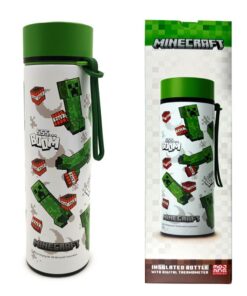 Minecraft Thermo Bottiglia 450ml Puckator