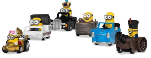 Minions Zoom Hero Pullback Vehicles Con Figures  Yume Toys