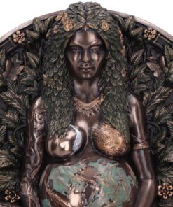 MOTHER EARTH BRONZE WALL PLAQUE PLACCA NEMESIS NOW