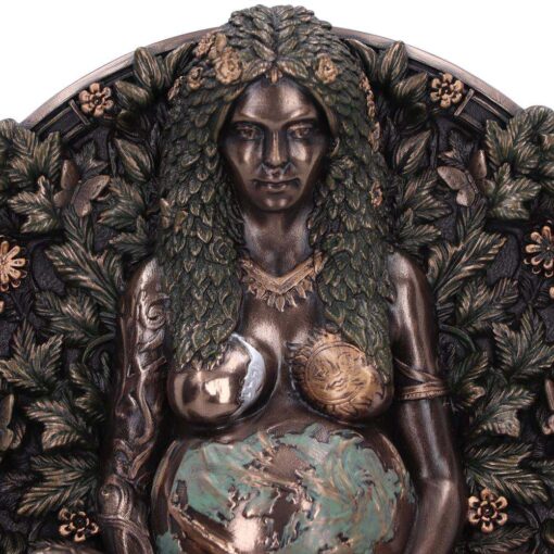 MOTHER EARTH BRONZE WALL PLAQUE PLACCA NEMESIS NOW