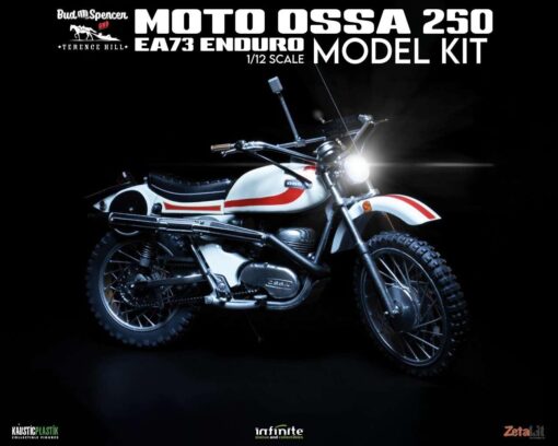 Moto Ossa 250 EA73 Enduro Model Kit 18 x 10 cm 1/12 Infinite Statue