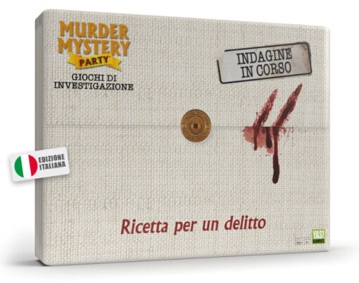 MURDER MISTERY RICETTA PER UN DELITTO GIOCHI DA TAVOLO - GIOCHI DA TAVOLO/SOCIETA'