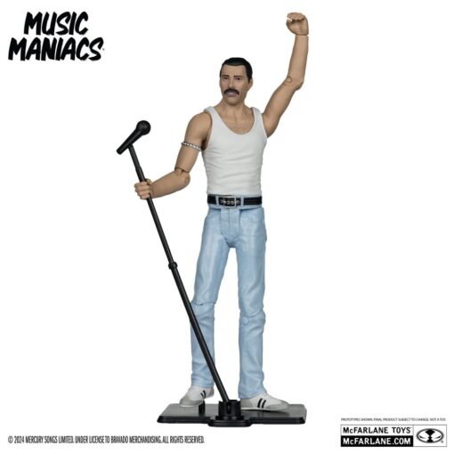 Music Maniacs Rock Action Figura Freddy Mercury 15 Cm Mcfarlane Toys