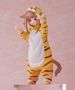 My Cat Is A Kawaii Girl Statua Palette Dress-up Collection: Tora Kinako 15 Cm Golden Head