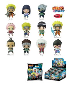 Naruto Shippuden Pvc Bag Clips Series 01  Con Figure Int.