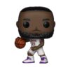 NBA Miami Lakers Pop! Basketball Figure in Vinile Lebron James in Uniforme Bianca 9 Cm