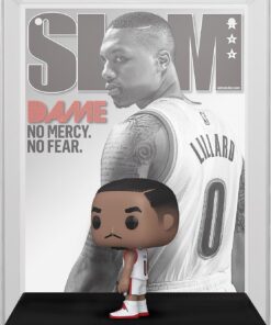 NBA Portland Trail Blazers Funko POP con Cover: Slam Vinile Figura Damian Lillard 9 cm