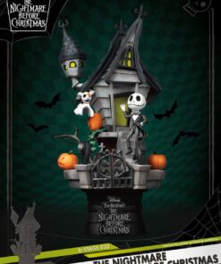 Nightmare Before Natale D-stage Pvc Diorama Jack's Haunted House 15 Cm Beast Kingdom Toys