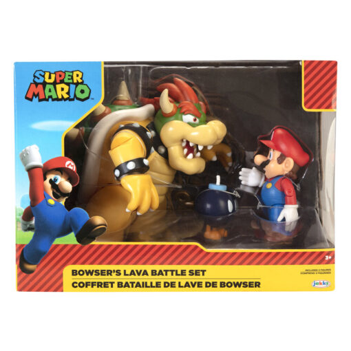 Nintendo Super Mario Bowser Vs Super Mario Special Set Jakks Pacific