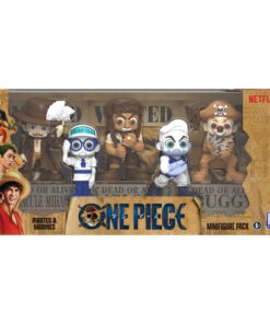 One Piece Mini Figures Set Prates & Marines 6 Cm BOTI