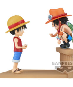 One Piece Monkey D Luffy & Portgas D Ace World Collectable Log Stories Figura 8cm Banpresto