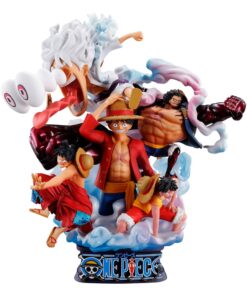 One Piece Petitrama Dx Pvc Mini Statua Logbox Re Birth Luffy Special Vol. 02 15 Cm Megahouse