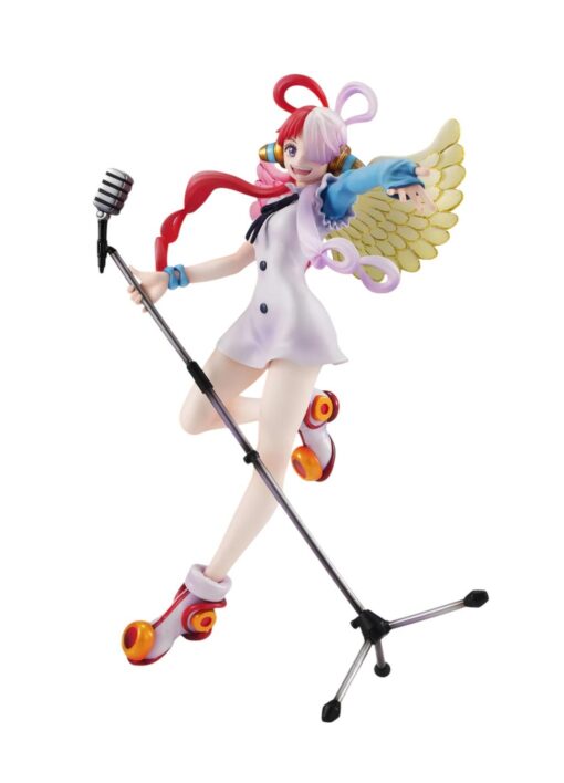 One Piece Red P.O.P. Statua Pvc Uta Diva Of The World 23 Cm Megahouse