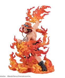 One Piece Zero Statua Portagas D. Ace Bounty Rush 5° Anniversario 17 Cm Bandai