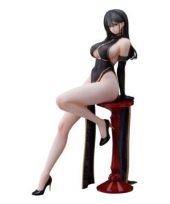 Original Character Pvc Statua Hayabusa Illustration Black China Dress-chan 16 Cm Union Creative