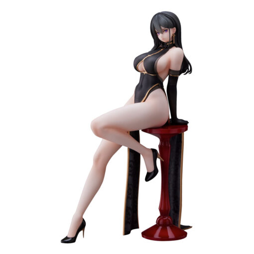 Original Character Pvc Statua Hayabusa Illustration Black China Dress-chan 16 Cm Union Creative