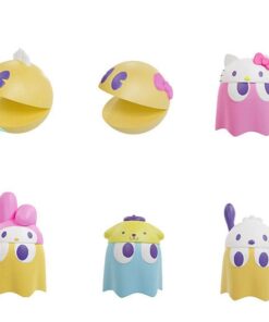 Pac-man X Sanrio Characters Chibicollect Series Trading Figura 3 Cm Assortment Vol. 1  Megahouse