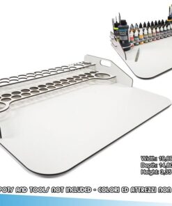 Paint Display E Work Station 50x37 Accessori Per Modellismo Vallejo