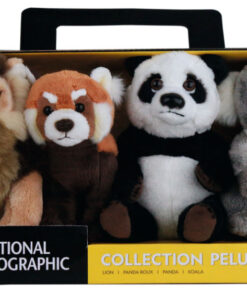 PELUCHE NATIONAL GEOGRAPHIC COLLECTION 4PZ ASSORTIMENTO 18CM ALTRI BRAND - PELUCHE