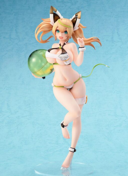 Phantasy Star Online 2 Pvc Statua 1/7 Es Gene - Summer Vacation (re-run) 25 Cm Amakuni