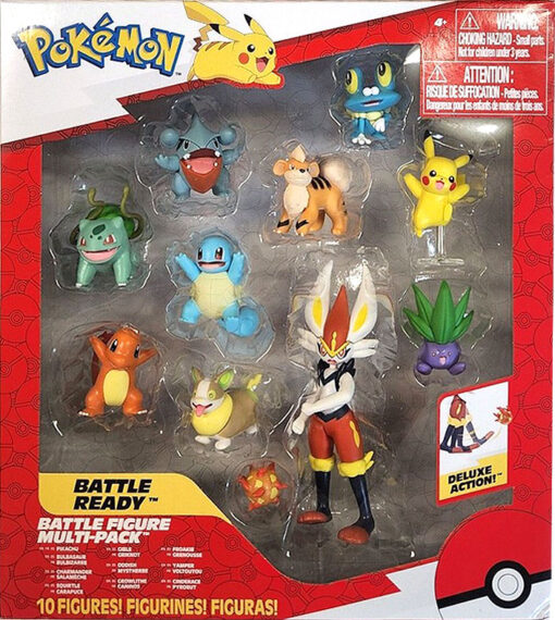 Pokemon Battle Figura Multi-pack Battle Ready 10pz Pokemon - Figures