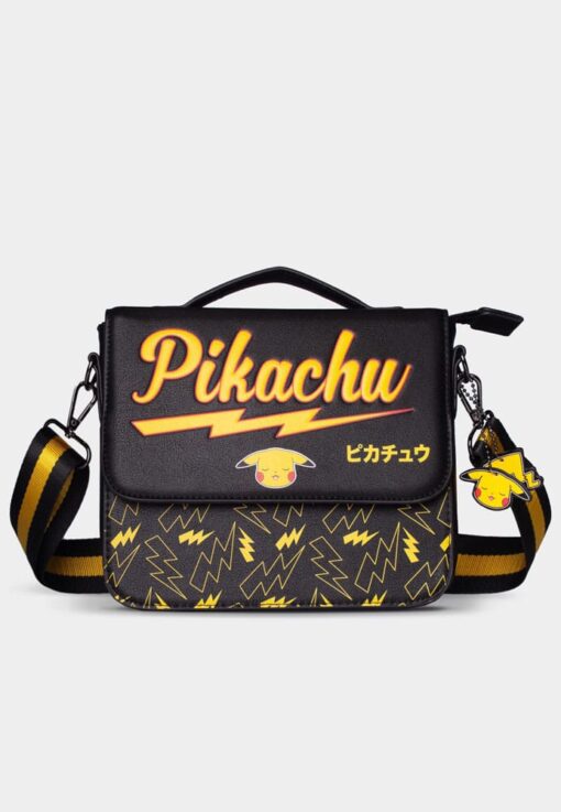 Pokemon Borsa di Pelle con Tracolla Pikachu 22 x 18 cm Difuzed