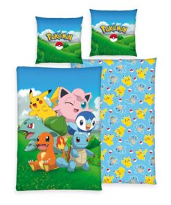 Pokemon Duvet Set Group A 135 X 200 Cm / 80 X 80 Cm Herding