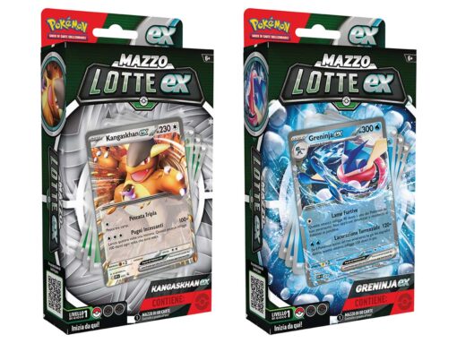 POKEMON MAZZI LOTTE EX KANGASKHAN E GRENINJA - CARTE DA GIOCO/COLLEZIONE