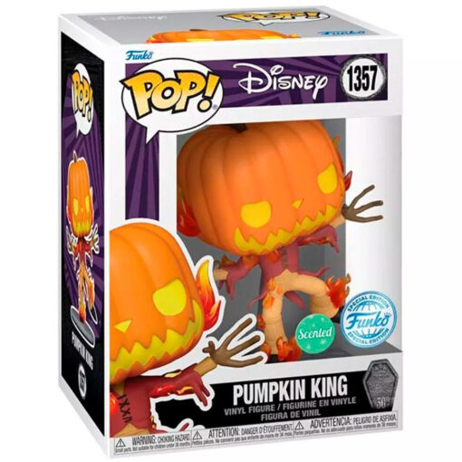 Pop Figura Disney Pumpkin King Esclusiva Funko