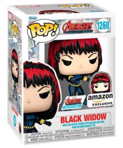 Pop Figura Marvel Avengers 60th Anniversary Comic Black Widow Con Spilla Esclusiva Funko