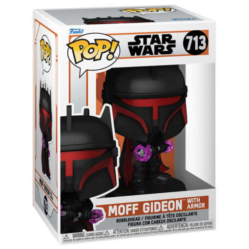 Pop Figura Star Wars The Mandalorian Moff Gideon Con Armor Funko