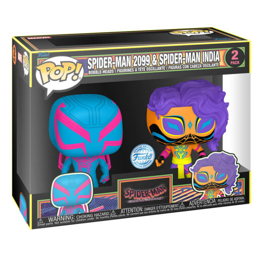 Pop Pack 2 Figures Spider-man - Spider-man 2099 & Spider-man India Esclusiva Funko