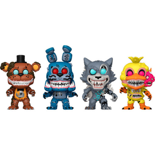 Pop Pack 4 Figures Five Nights At Freddys Esclusiva Funko