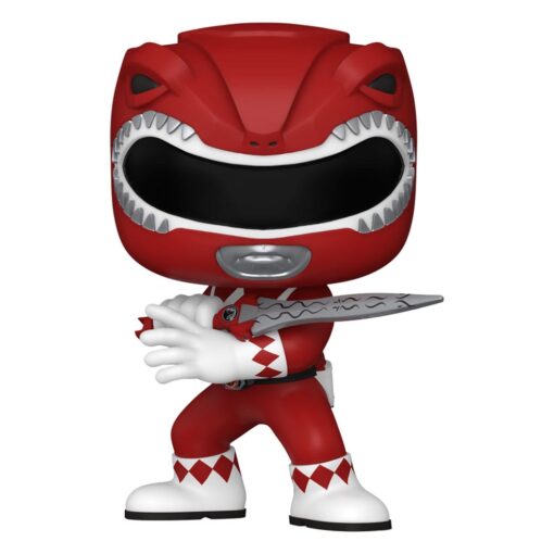 Power Rangers 30th Pop! Tv Vinile Figura Red Ranger 9 Cm Funko