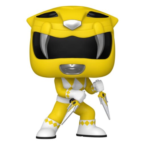 Power Rangers 30th Pop! Tv Vinile Figura Yellow Ranger 9 Cm Funko