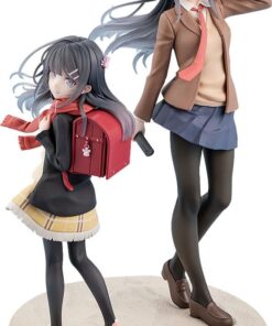 Rascal Does Not Dream Of A Knapsack Kid Pvc Statua Mai Sakurajima High School Graduation Ver. & Knapsack Kid 19 Cm Kadokawa