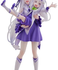 Re:zero Starting Life In Another World Pvc Statua 1/7 Emilia & Childhood Emilia 24 Cm Sega