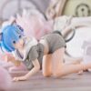 Re:zero - Starting Life In Another World Pvc Statua Rem Cat Roomwear Version Renewal Edition Taito Prize