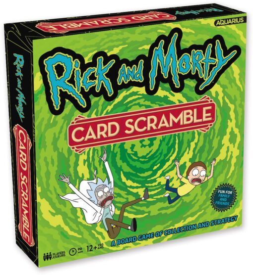 Rick E Morty Gioco Da Tavolo Card Scramble *english Version* Aquarius