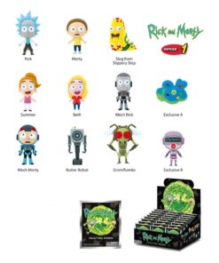 Rick E Morty Pvc Bag Clips Series 1  Con Figure Int.