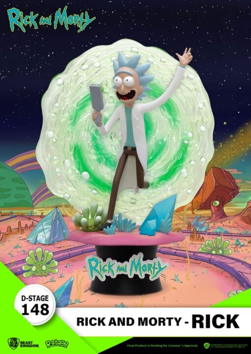 Rick & Morty D-Stage PVC Diorama Rick 14 Cm Beast Kingdom Toys